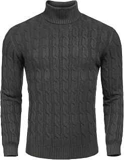 Coofandy Camisas Casuales de Manga Larga con Estampado de Cachemira para Hombre