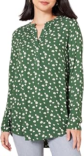 Amazon Essentials Women's Long Sleeve Knit Blouse Tunic