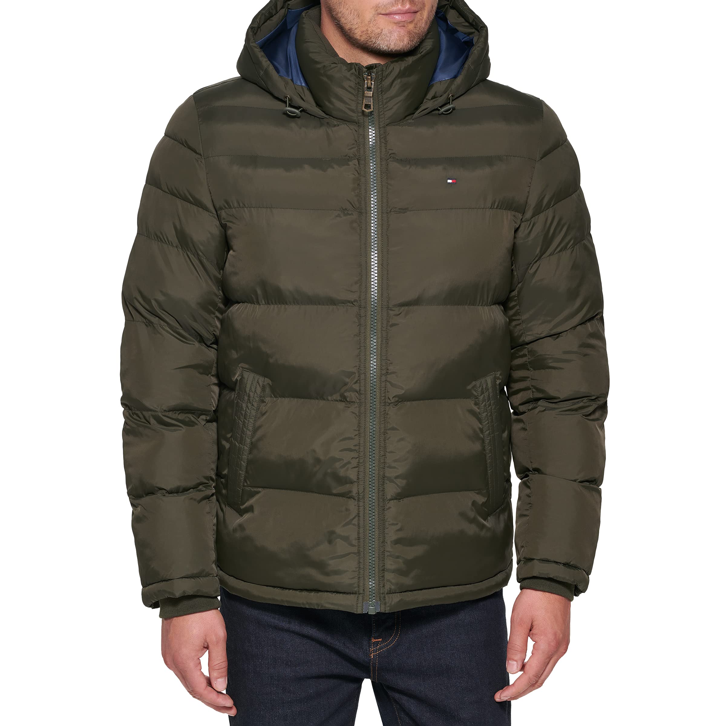 Tommy Hilfiger Veste bouffante avec capuche pour homme