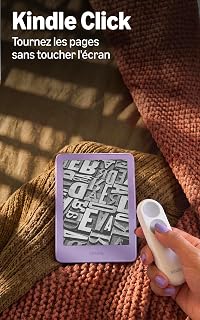 Introducing All-New Amazon Kindle Click – Bluetooth Page-Turn Remote for Kindle Devices (2024 Release and Onward) – Brightness Controls, USB-C Rechargeable