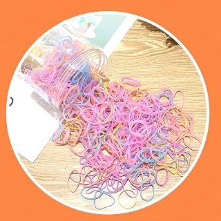 Pack of 300 Disposable Hair Bands for Women Rubber Ponytail Holder Accessories