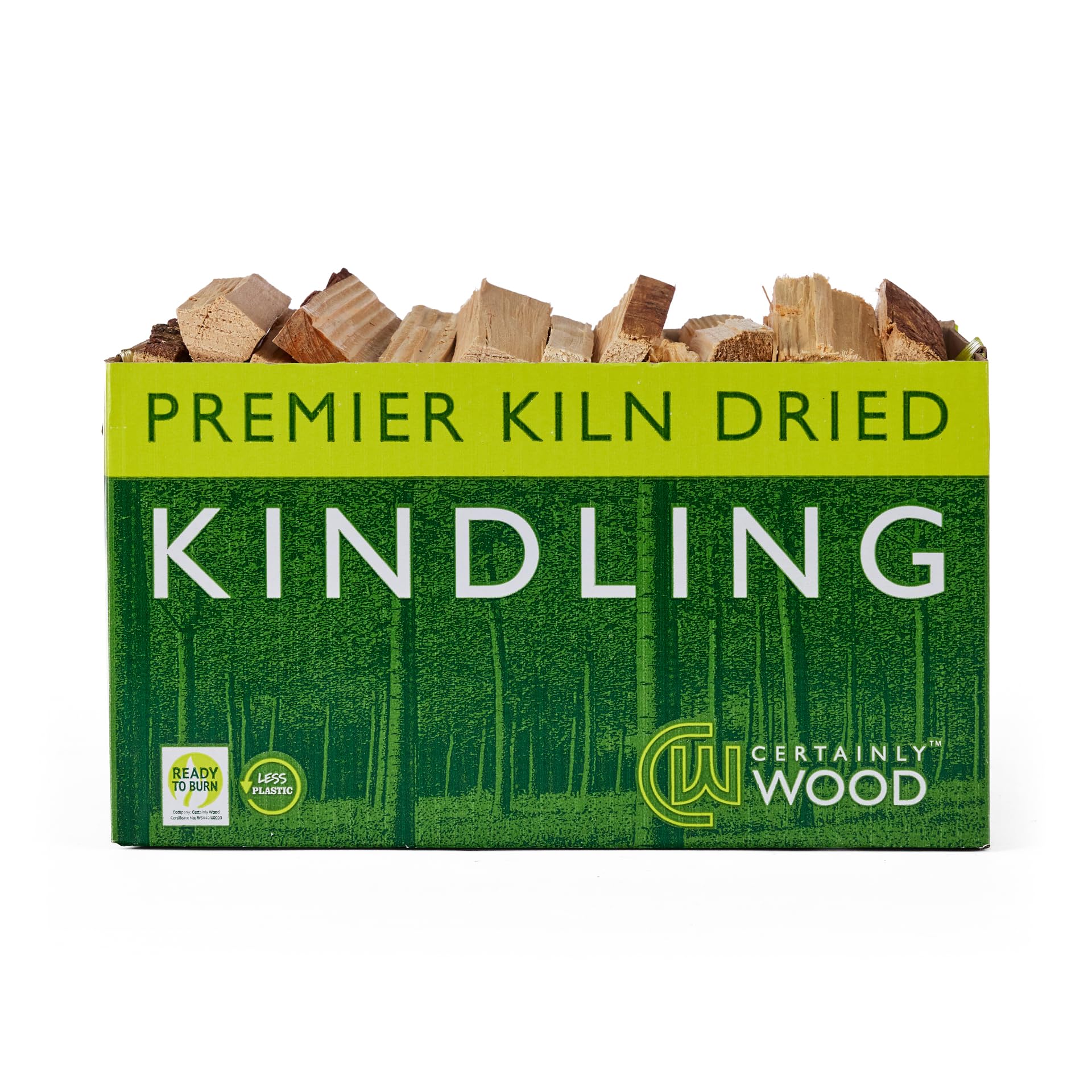 Certainly Wood Kindling - Kiln Dried Natural Firelighters for Woodburning Stove 