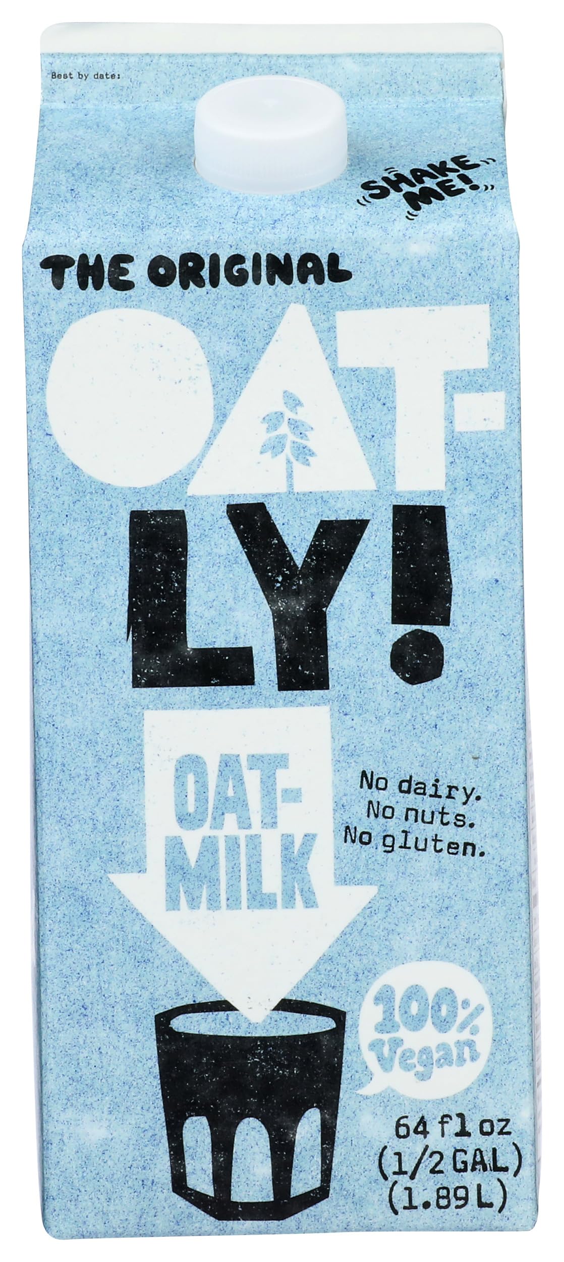 Oatly Original Oat Milk, 64 oz | Plant-Based Made from Oats, Milk Alternative, V