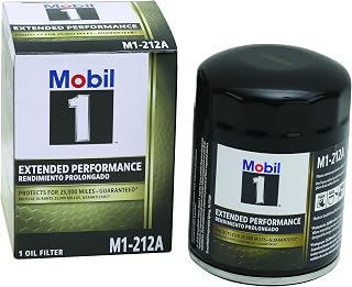 Mobil 1 M1-212 / M1-212A Extended Performance Oil Filter (Pack of 2) | Synthetic Blend, High Efficiency 25,000 Mile Protection