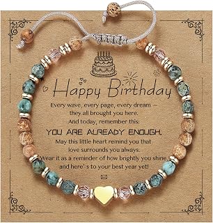 yupoxiu Natural Stone Bracelets - Inspirational Birthday Gifts for Women
