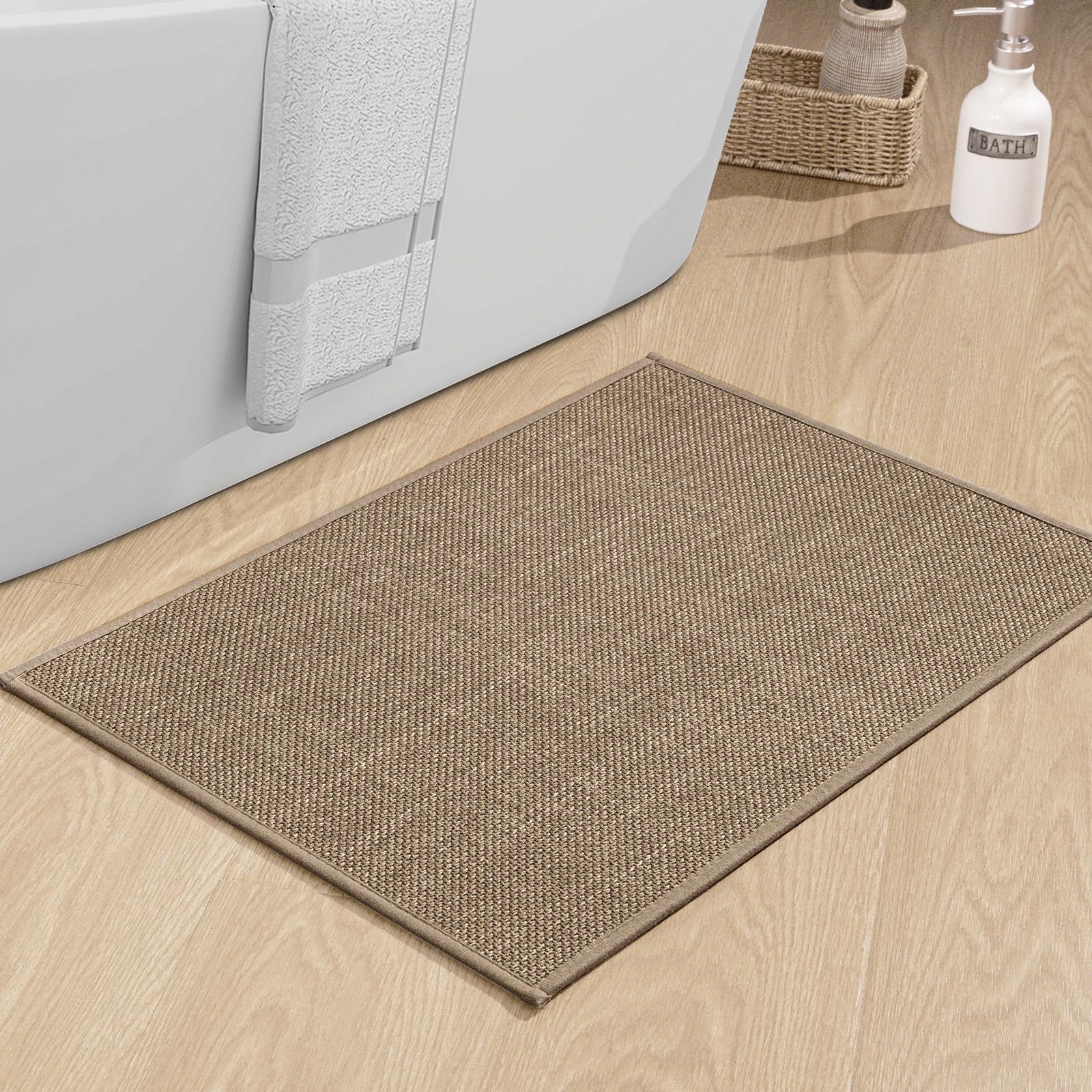YIHOUSE Bathroom Mat Super Absorbent-Quick Dry Bath Mat-Non Slip Bath Mats for B