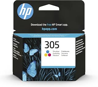 HP 305 Tri-colour Original Ink Cartridge | Compatible with HP DeskJet Series 2700, 4100, HP Envy Series 6020, 6030, 6420, 6430, yield 100 pages (3YM60AE)