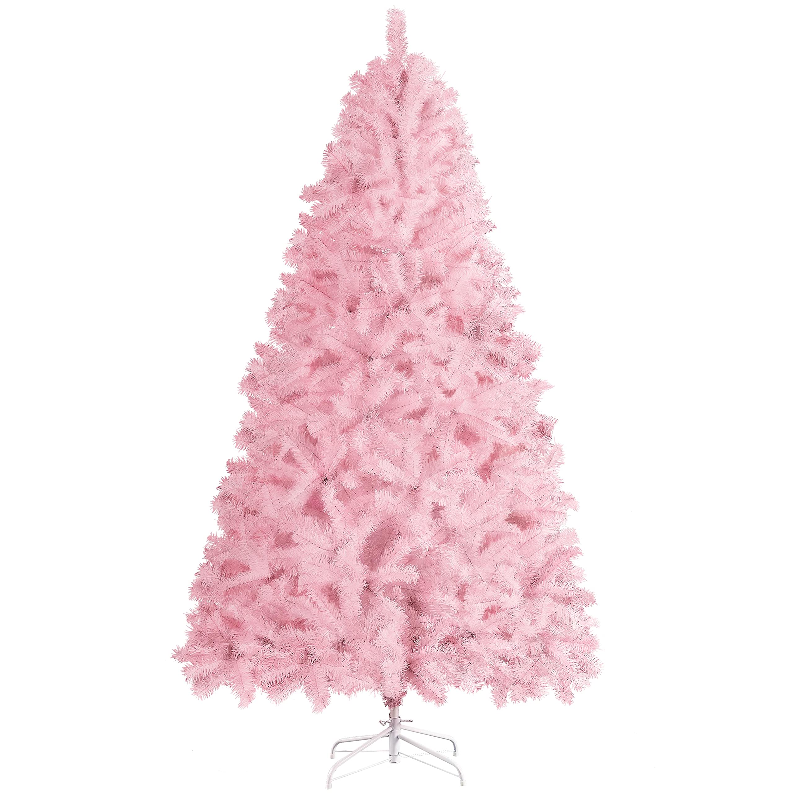 Yaheetech 6ft Pink Artificial Christmas Pine Tree Seasonal Holiday Carnival Home