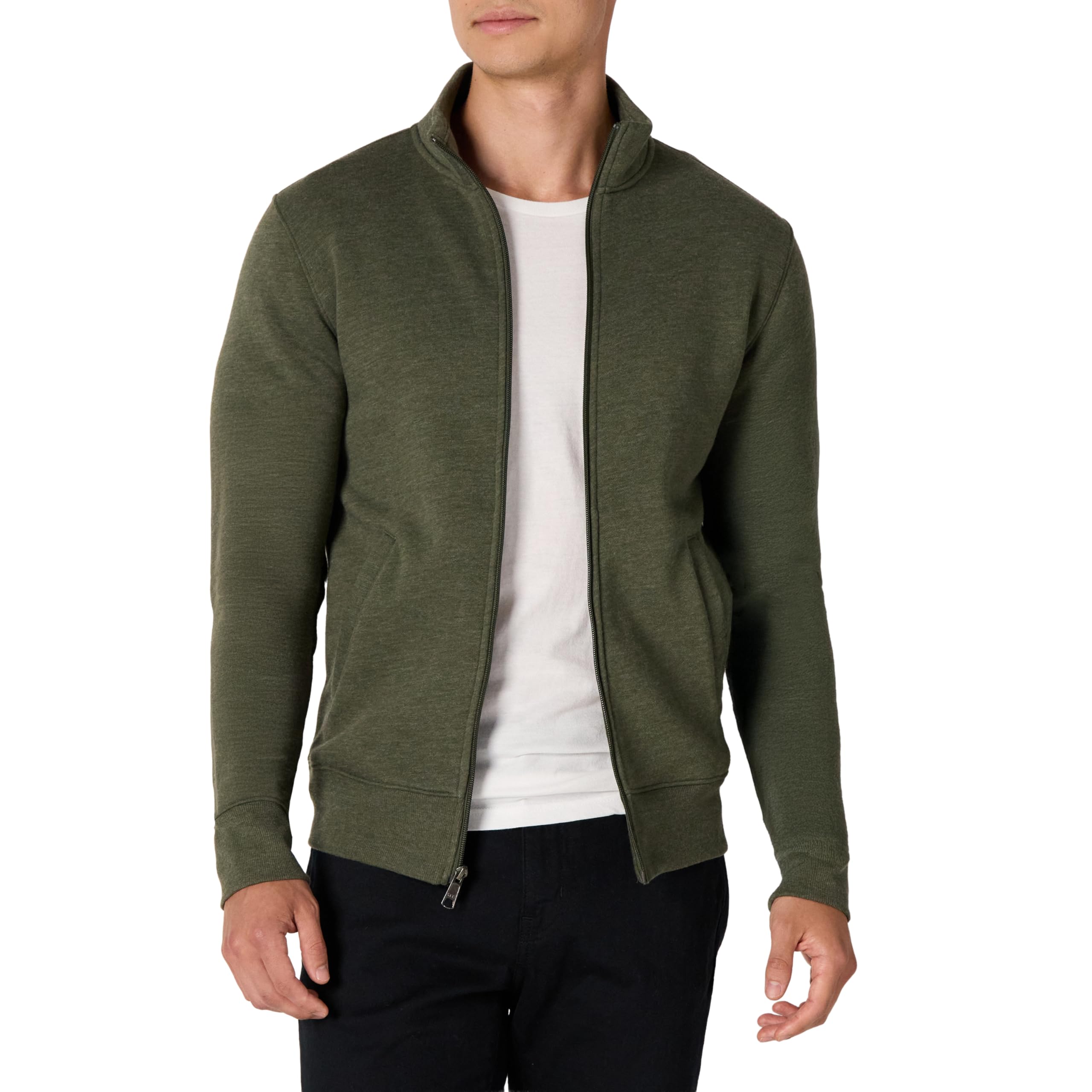 Amazon Essentials Men's Regular Fit Fleece Full-Zip Jumper