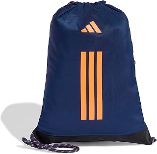 adidas Unisex ADIDAS Power Gymsack, Dark Blue/Pure Orange, One Size