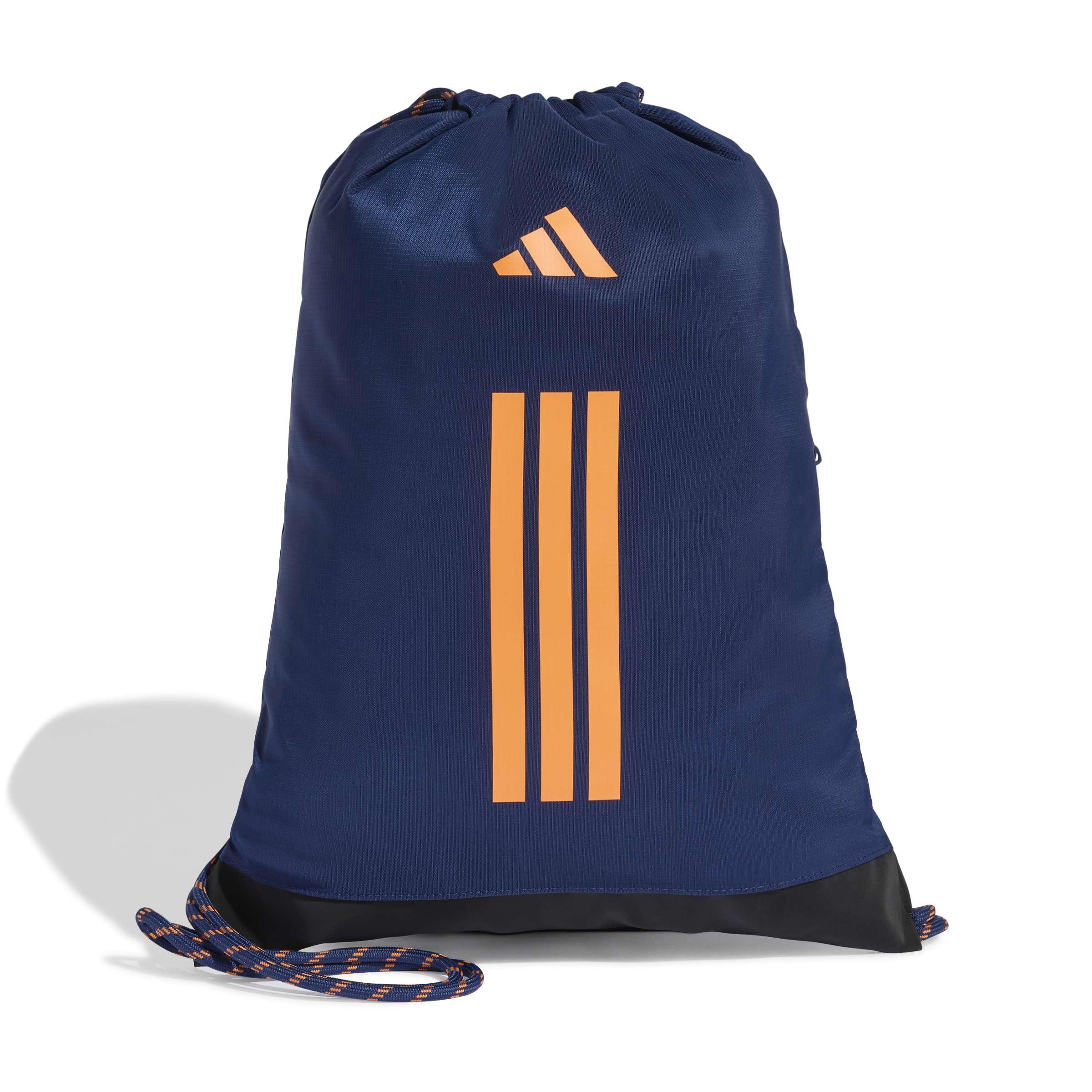 adidas Unisex ADIDAS Power Gymsack, Dark Blue/Pure Orange, One Size