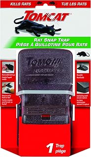 Tomcat Rat Snap Trap | Effective Rat Trap | Easy Set, Reusable, No-Touch Disposal | Non-Toxic Rodent Control