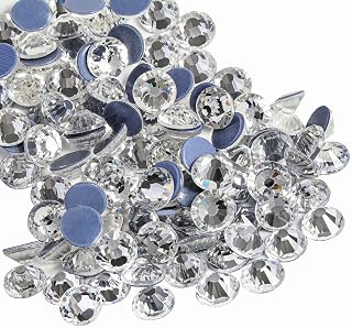 Beadsland Hotfix Rhinestones, Crystal, SS10, 2880pcs | Hot Fix Crystals for Crafts Clothes, DIY Decoration, 2.7-2.9mm