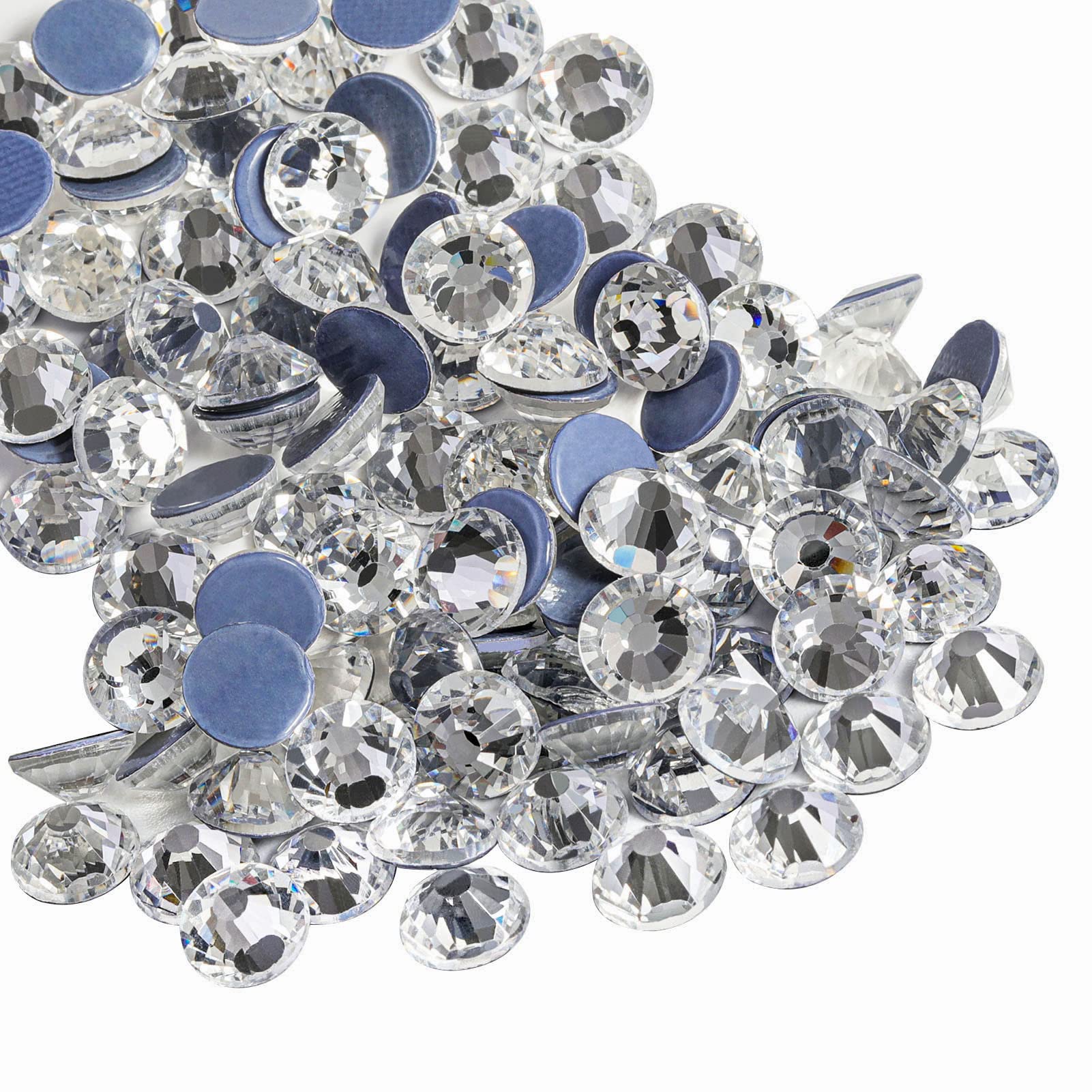 Beadsland Hotfix Rhinestones, Crystal, SS10, 2880pcs | Hot Fix Crystals for Craf
