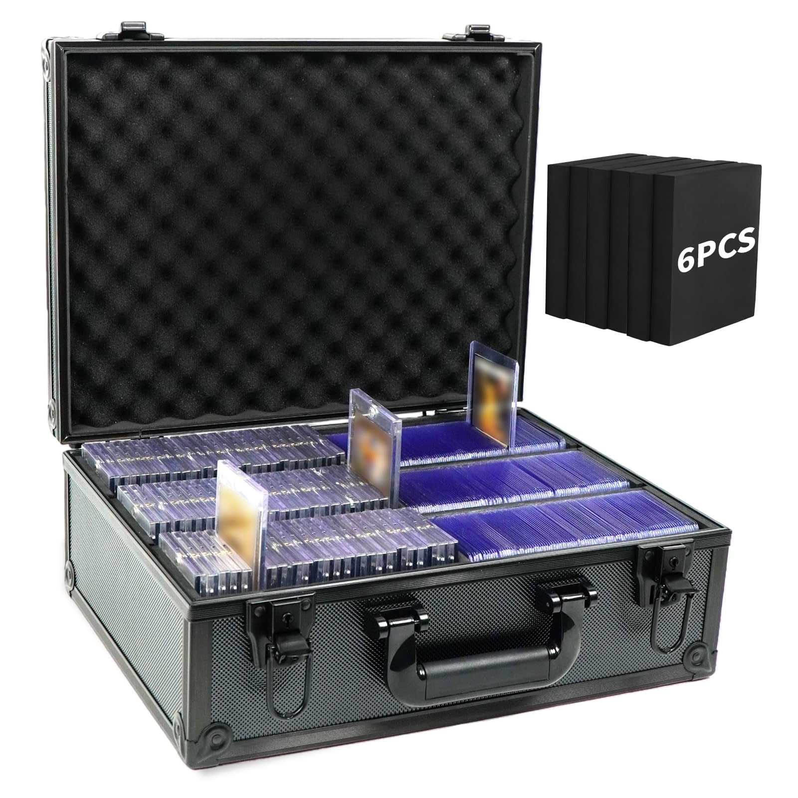 HZGXQN Toploader Storage Box for 3" x 4" 35pt Rigid Card, Top Loader Card Storag