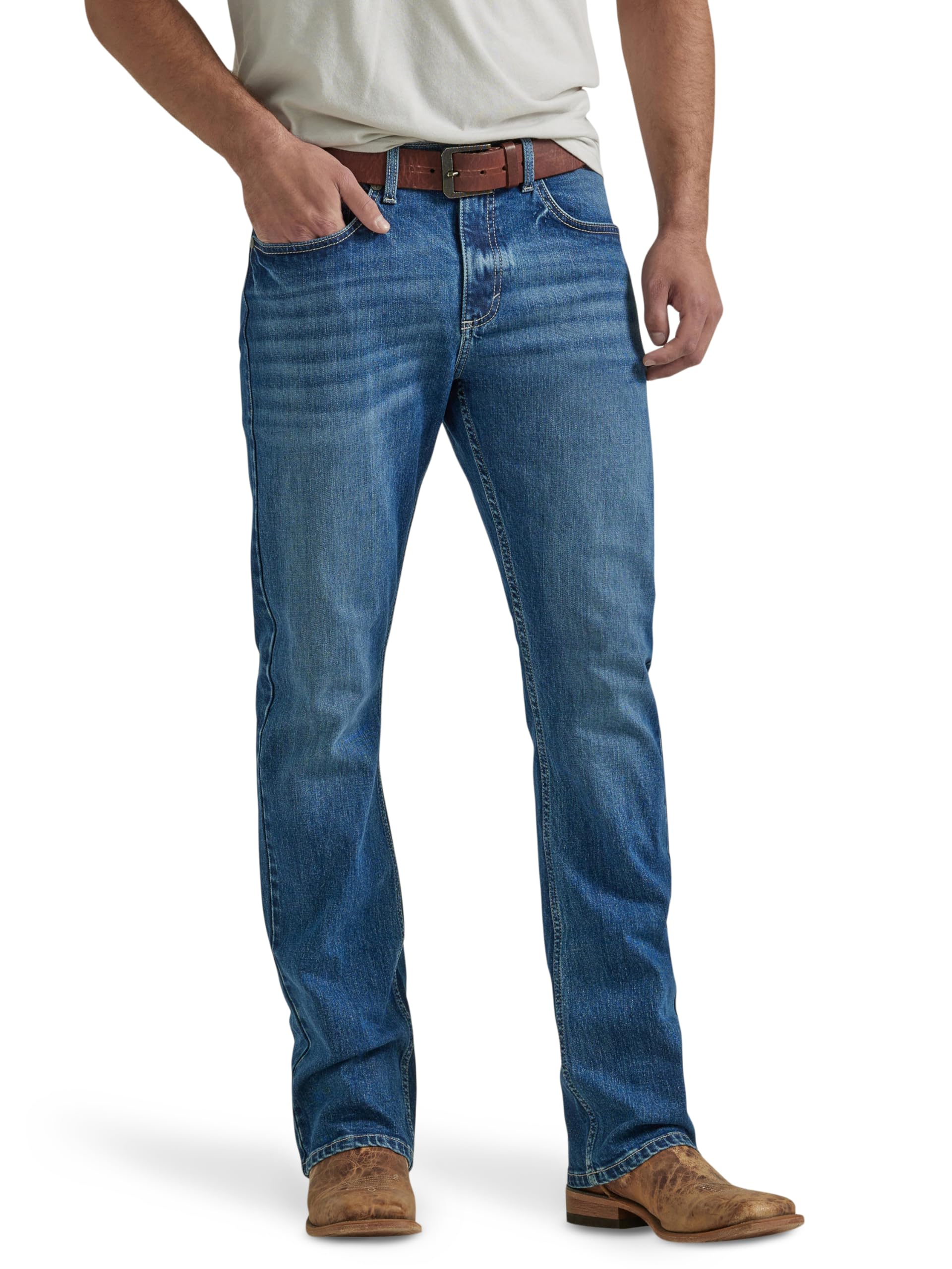 Wrangler Mens Men's 20x No. 42 Vintage Boot Cut JeanJeans