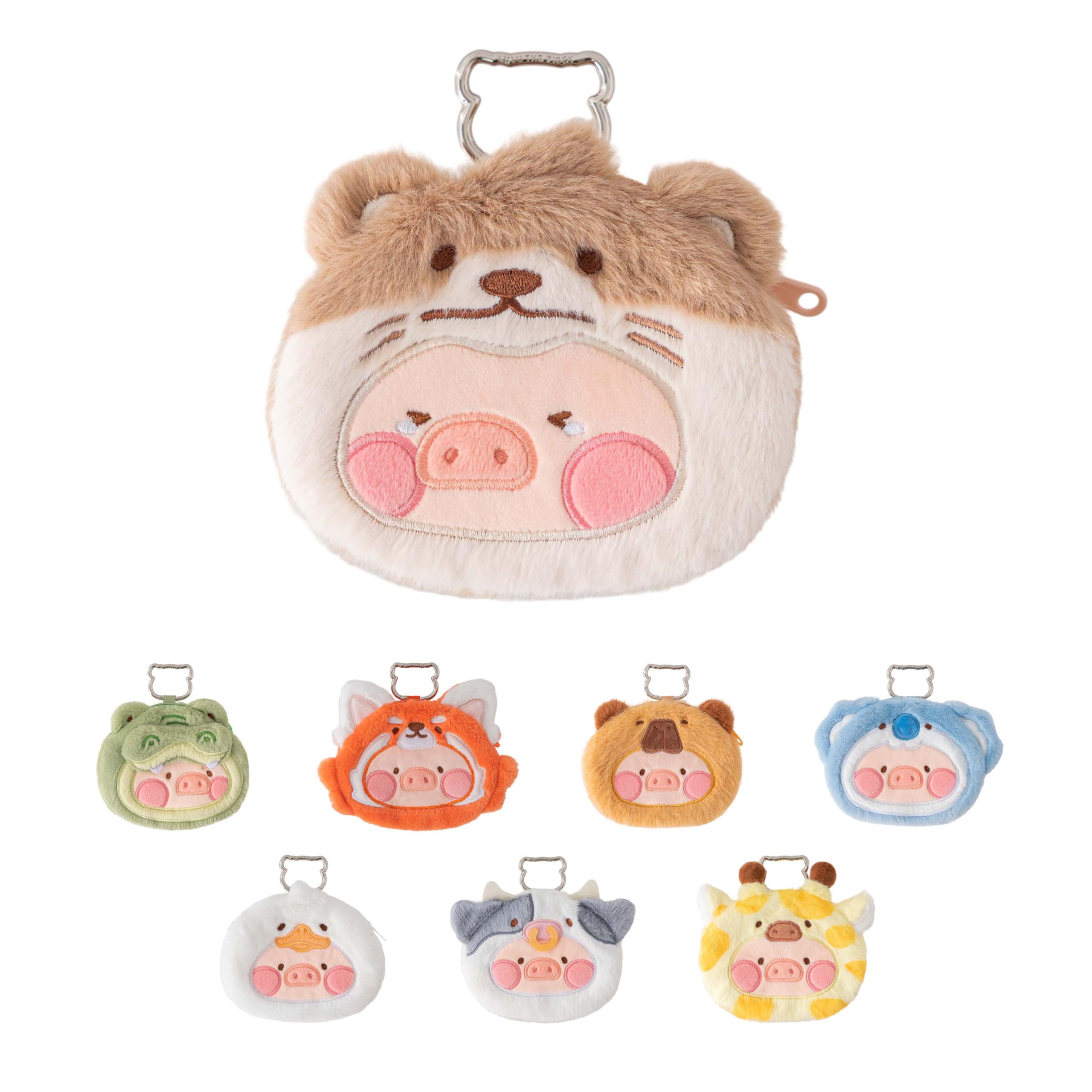 TOYZERO + LuLu the Piggy Blind Box - Plush Pouch Keychain Blind Boxes Coin Purse