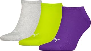 PUMA Unisex Unisex Trainers Plain Sneaker Sock (Pack of 3)