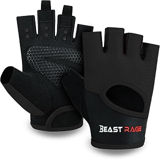 Beast Rage Breathable Fitness Gloves for Men Women Weight Lifting Gloves Gym Training Non-Slip Crossfit Musculation Cycling