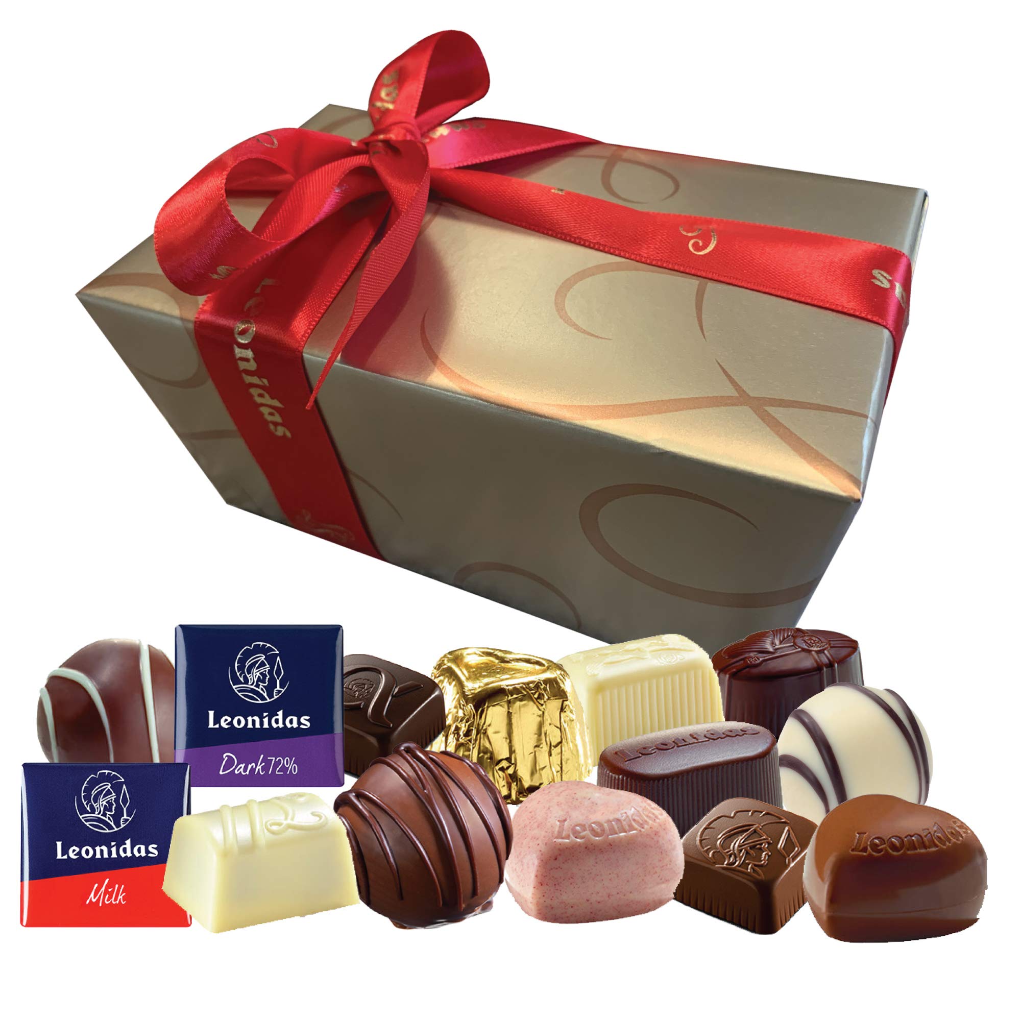 Leonidas Belgian Chocolates Gluten Free | 32 Piece 500g Assorted Gluten Free, Mi