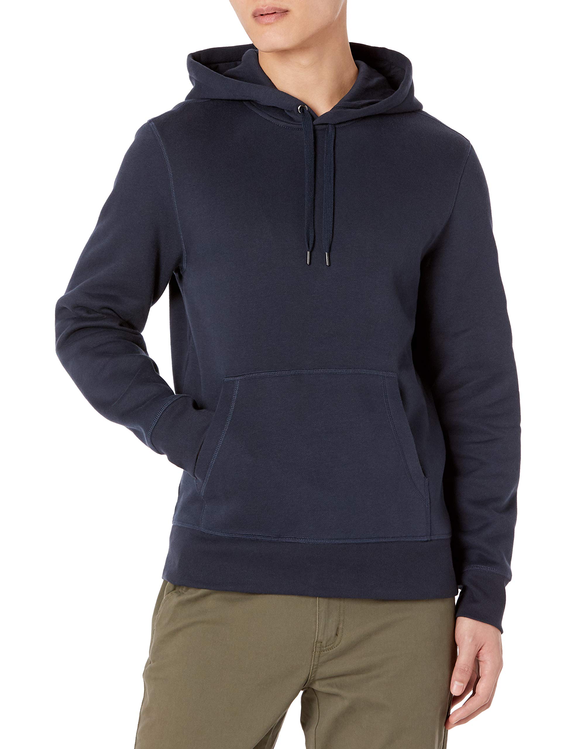 Amazon Essentials Men's Hooded Sweatshirt (Available in Plus Sizes and Long Leng