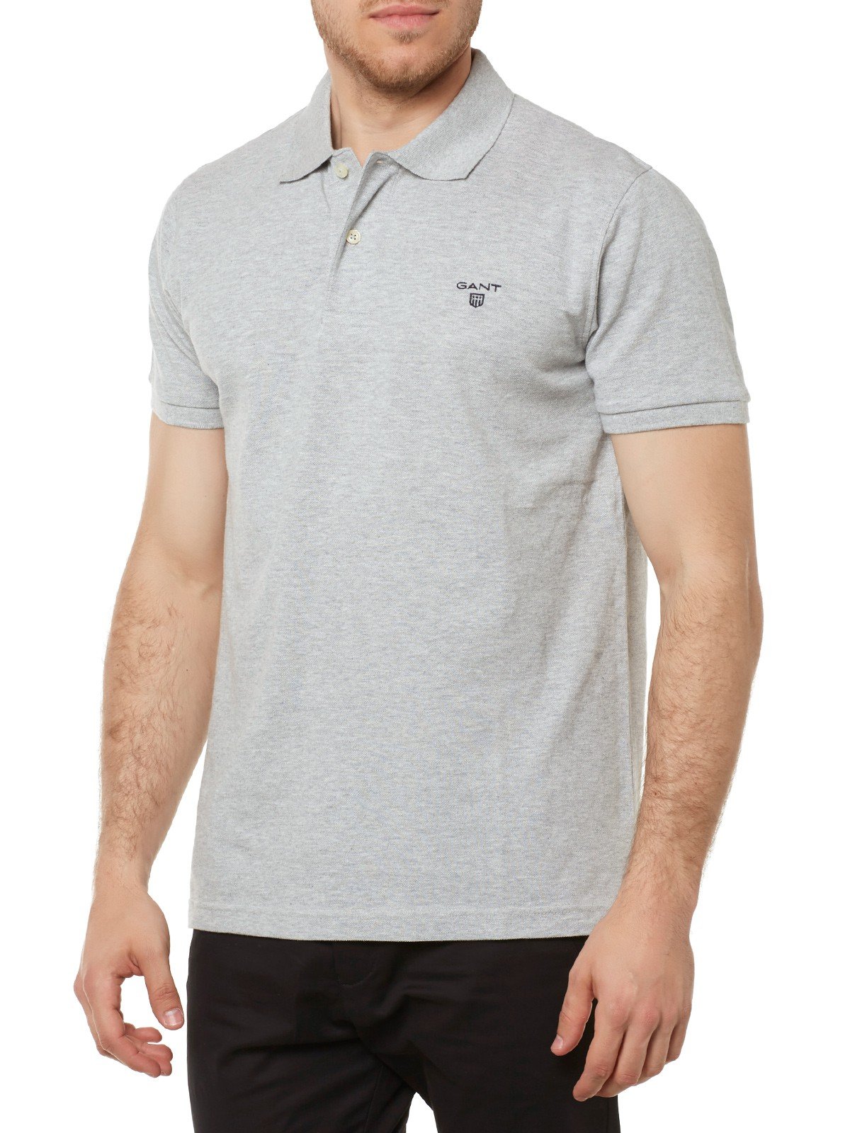 GANT MD Pique SS Rugger Polo Men
