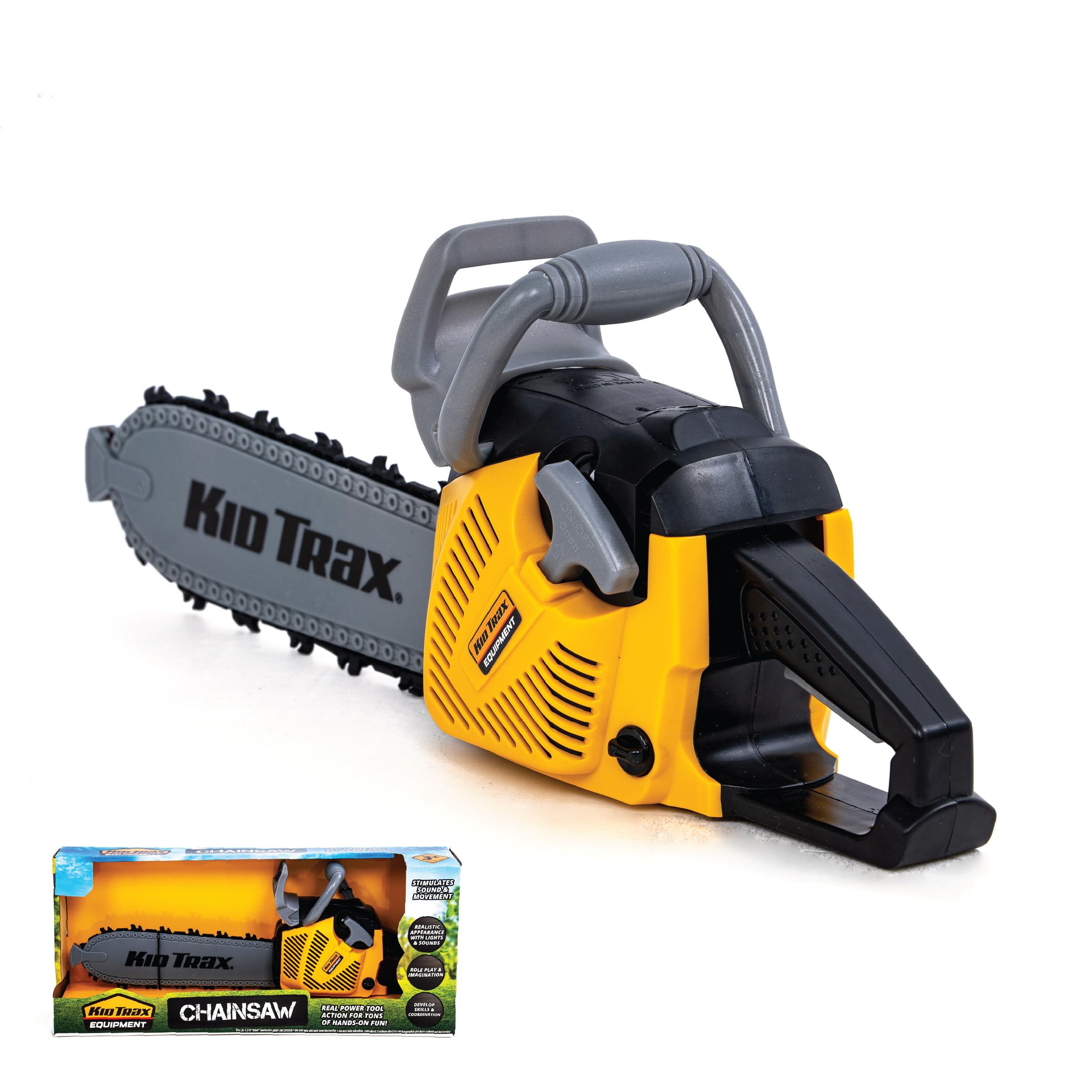 Kid Trax Chain Saw Construction Toys - Kids Toys, Gardening Tools, Kids Chainsaw