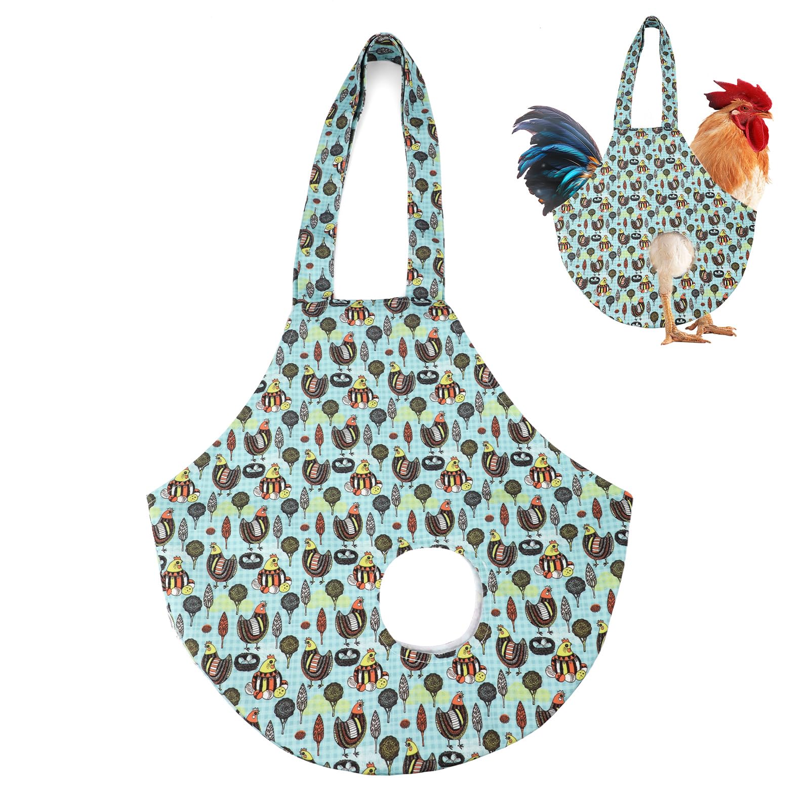 BOXOB Chicken Holder Bag, 24.8x14.76in Waterproof Hen Carrier Hand Bag with Hand