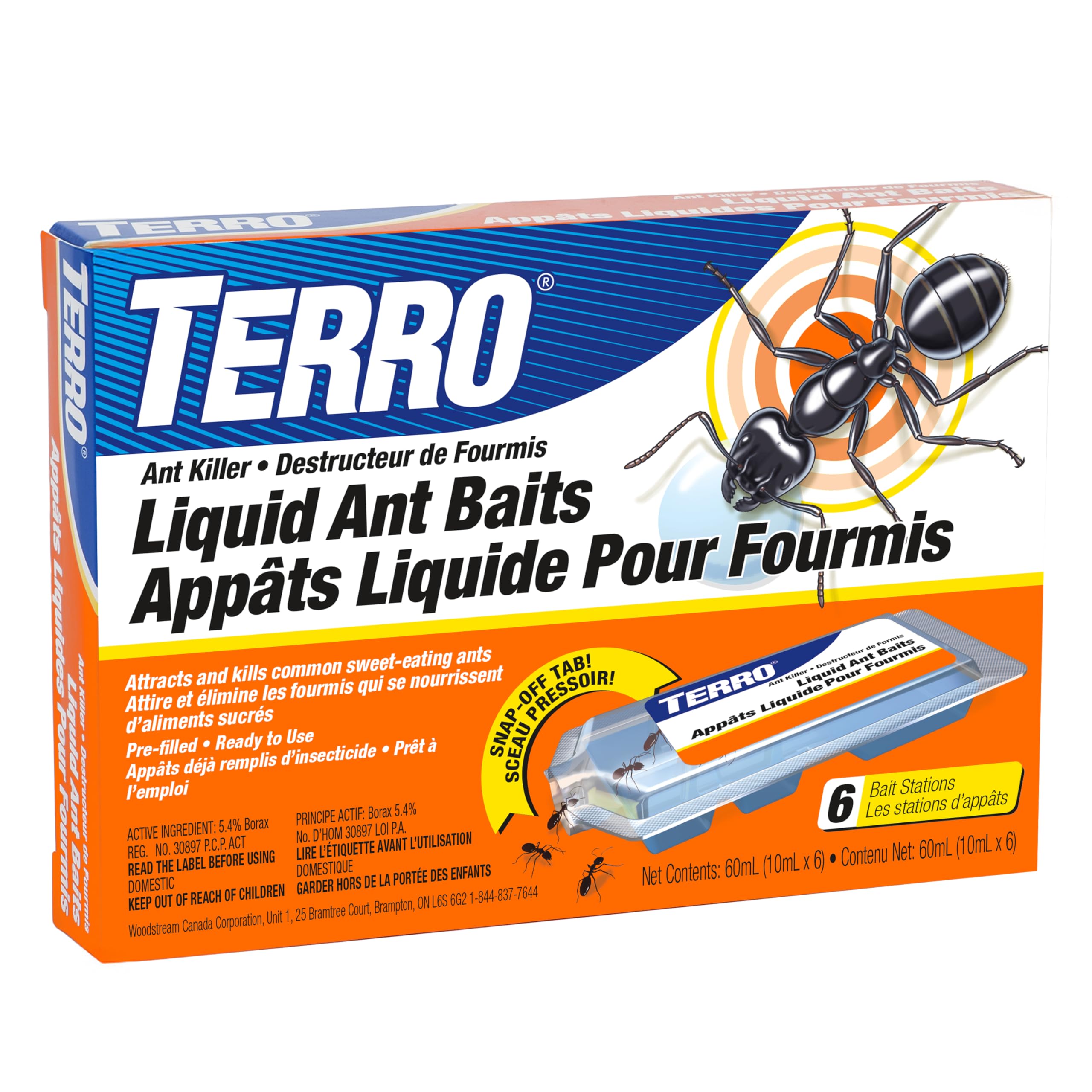 TERRO Liquid Ant Bait Stations T300CAN - Liquid Bait to Eliminate Ants - Bait Sy