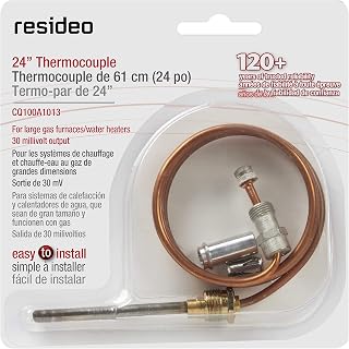 Honeywell Home 24 Inch Thermocouple for Gas Furnaces and Water Heaters