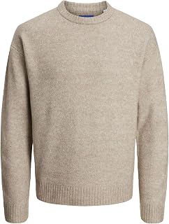 JACK & JONES Male Knitted Jumper Plain Knitted Jumper