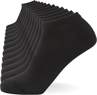 FM London - 12 Pack Unisex Breathable Comfortable Ergonomic Sports Socks