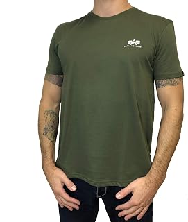 Alpha Industries Alpha Industries Basic T Shirt Small Logo for Men T-Shirt (Pack of 1)