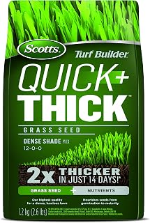 Scotts Turf Builder Quick + Thick Grass Seed (Dense Shade) 1.2kg (12675)