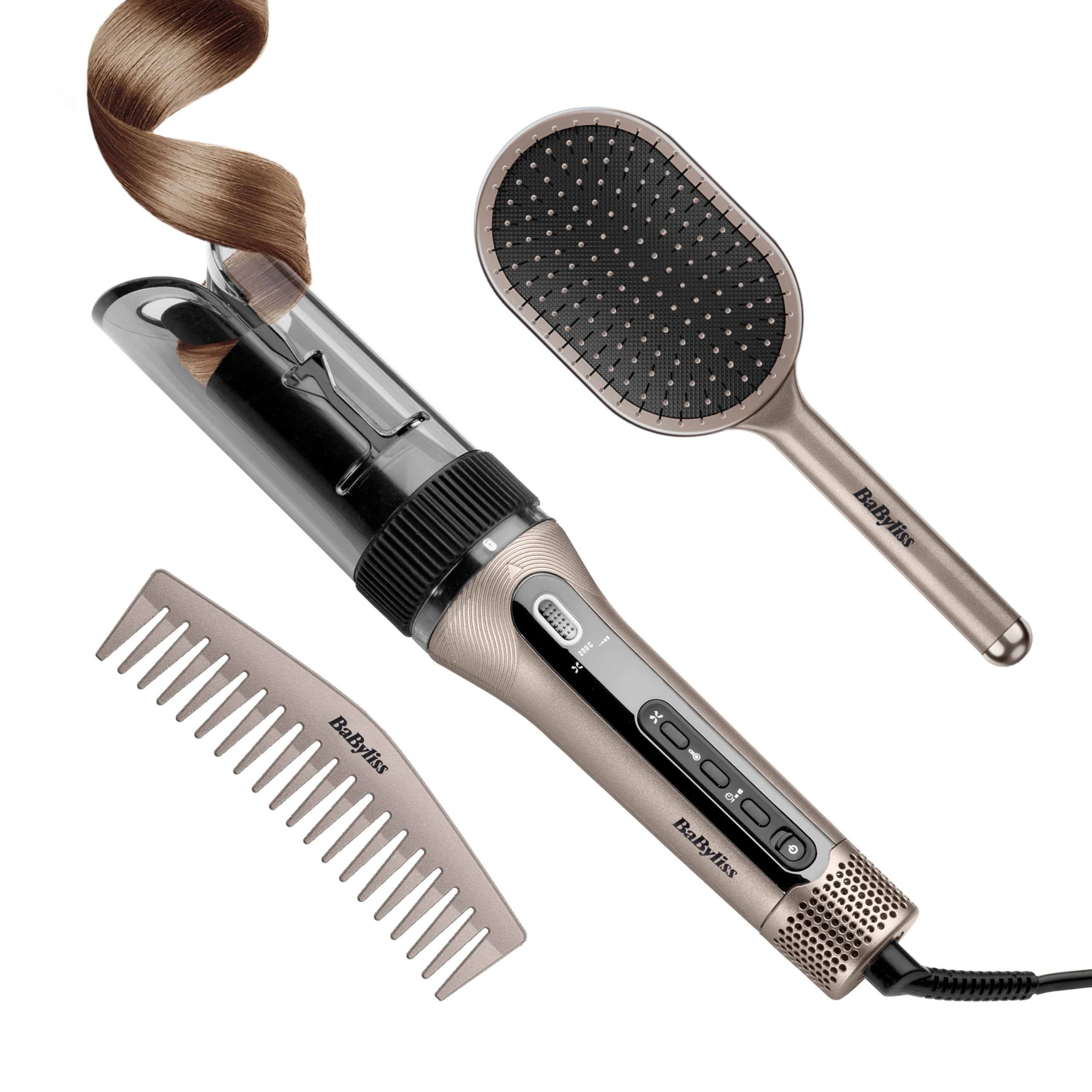 BaByliss Style Secret Air Automatic Curling Iron, 25 mm Curl Styler