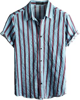 VATPAVE Mens Casual Hawaiian Shirt Short Sleeve Button Down Beach Shirts