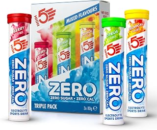 HIGH5 Zero Electrolyte Hydration Tablets, Mixed Flavours, 60 Tablets