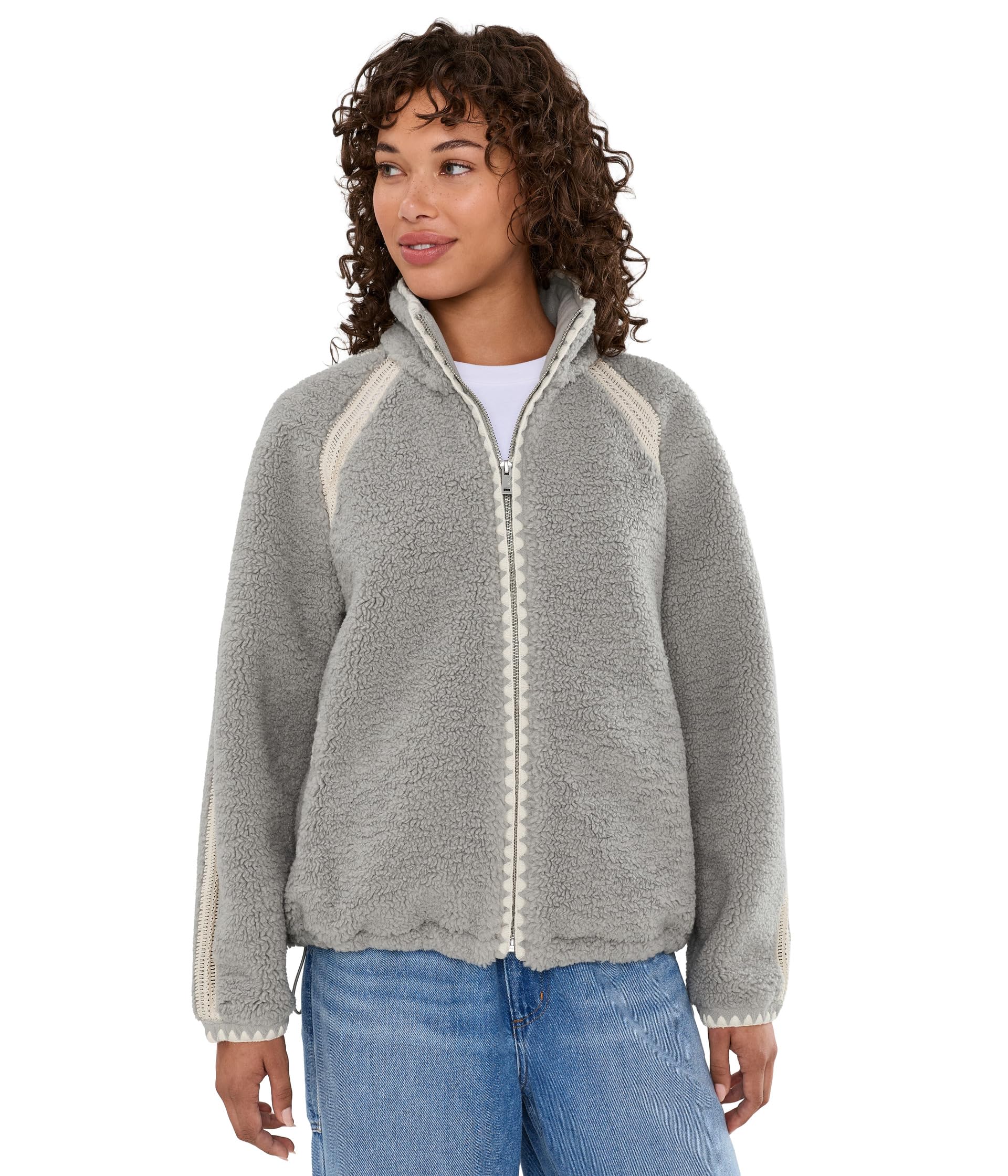 UGG Women's Nikia Crochet Uggfluff Jacket