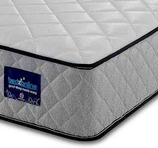 BEDZONLINE Hybrid Memory Foam Spring Mattress, Double, 20 cm Thick