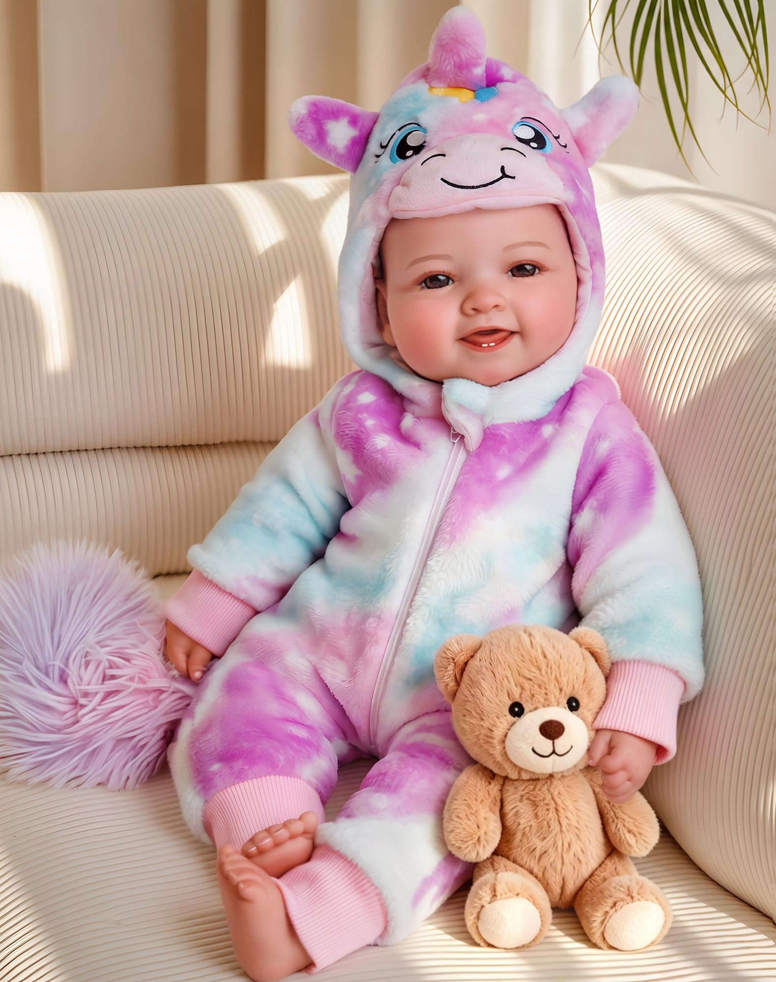 BABESIDE Baby Dolls, 17inch Large Realistic Cute Soft Body Baby Doll | Real Life