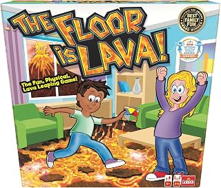 Goliath The Floor Is Lava Physical Action Game for Kids | Jump Between Safe Zones, Classic Party Fun, For 2–6 Players Ages 5+