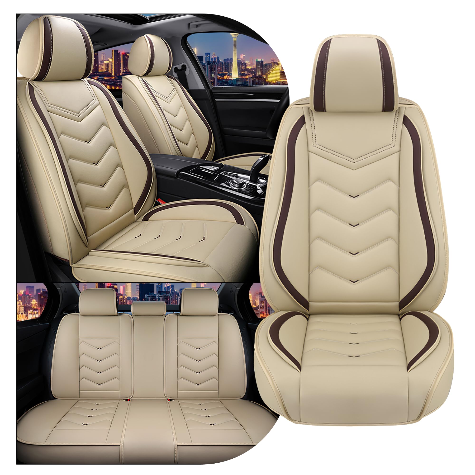 Car Seat Covers for Honda Civic 2000-2026, Stylish Sport Seat Cover, Premium Nap
