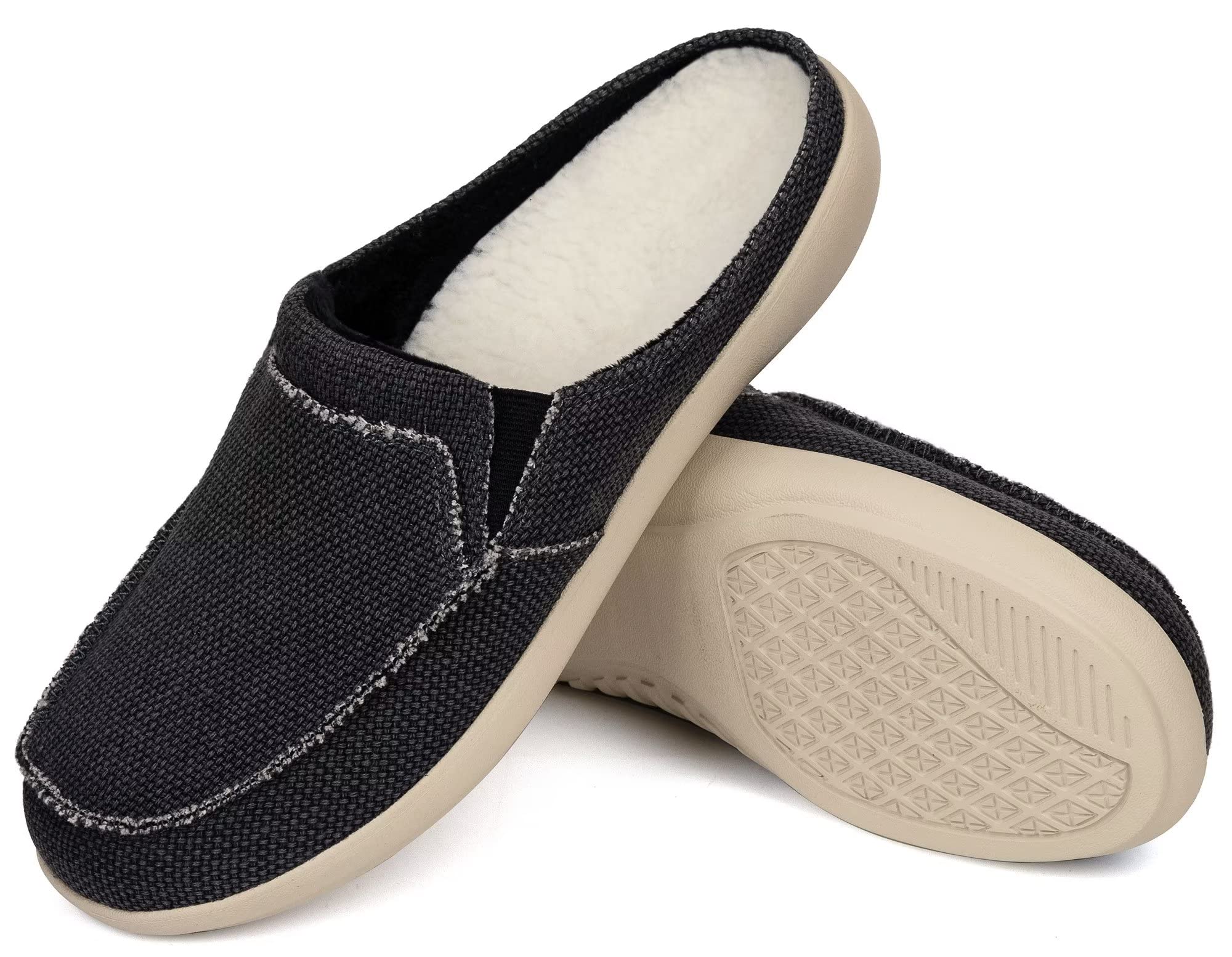 ADAX Men's Plantar Fasciitis & Pain Relief Orthotic Slippers with Arch Support (