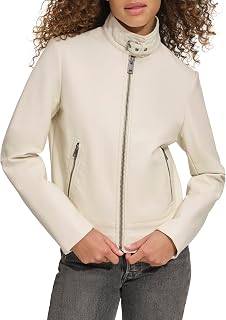 Levi's Women's Faux Leather Motocross Racer Jacket (Standard and Plus)