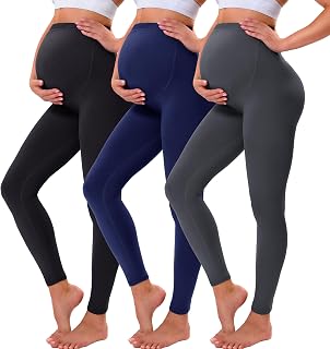 VALANDY Creamlush Over Bump Maternity Leggings for Women