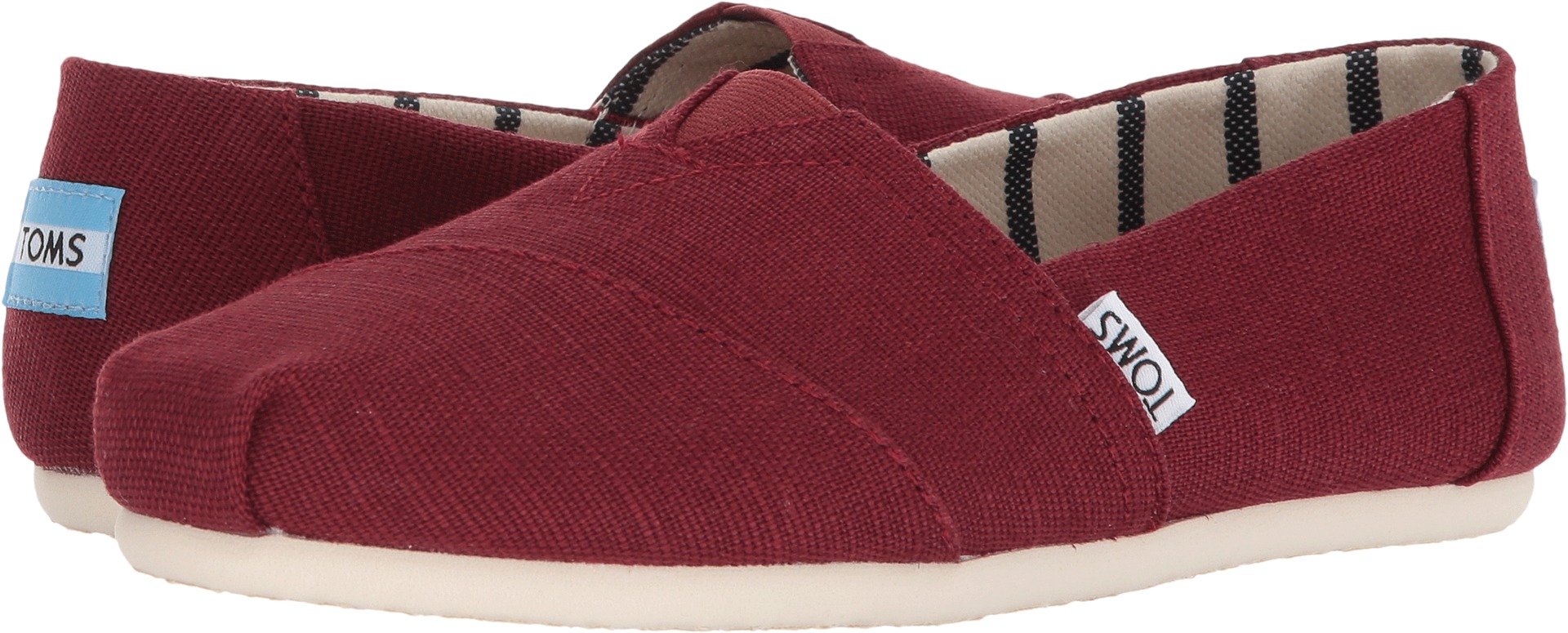 TOMS Women's Grey Heritage Canvas Classic Espadrilles