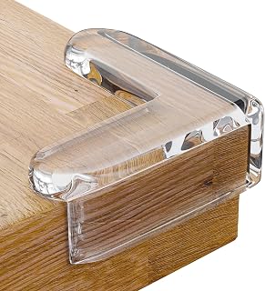 CalMyotis Corner Protector Guards - Furniture Edge Safety Bumpers - Baby Proof Bumper &amp; Cushion to Cover Sharp Furniture &amp; Table Edges - Clear &amp; Transparent - (12 Pack)