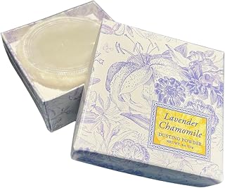 Greenwich Bay Trading Company Lavender Chamomile Dusting Powder - 4 oz, Gentle Talc-Free Body Powder with Soothing Lavender &amp; Chamomile, Ideal for All Skin Types