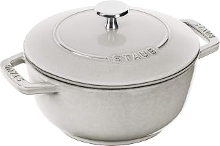 Staub Wa-NABE 40501-477 Campagne, Enameled Casting, Two-Handle, Waterless Cooking, Made in France