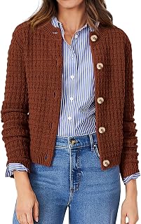 PRETTYGARDEN Women's Fall Lightweight Cardigan Sweaters